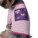 Heart & Peace Sign Dog Shirt pet clothing by MusicIsMyLyfe Heart & Peace Sign Dog Shirt pet clothing