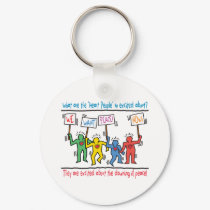 Heart People for Peace keychains