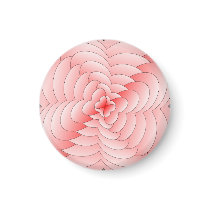 Heart Petal Flower & Swirls magnets