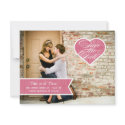 Heart | Photo Save the Date Announcement invitation