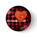 HEART PIN buttons by JOHNNYIRONIC HEART PIN buttons