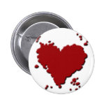 heart pinback button