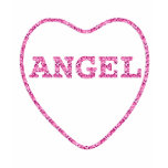 Heart Pink Diamond Glitter :: Angel Design
