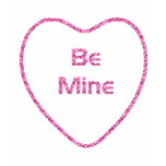Heart Pink Diamond Glitter :: Be Mine Design