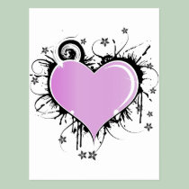 Heart postcards