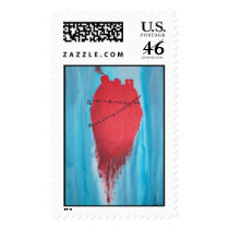 Heart postage