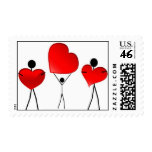 Heart postage