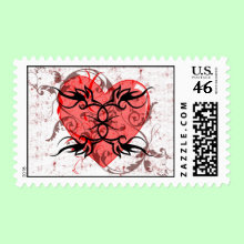Heart Stamp - A stamp for Valentine's day or to address mail to the one you love