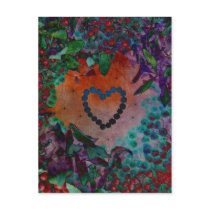 heart postcard