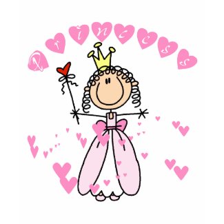 Heart Princess Stick Figure Tshirts and Gifts shirt