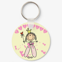 Heart Princess Tshirts and Gifts keychains by stick_figures Heart Princess Tshirts and Gifts keychains