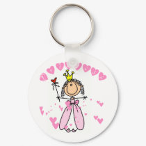 Heart Princess Tshirts and Gifts keychains by stick_figures Heart Princess Tshirts and Gifts keychains