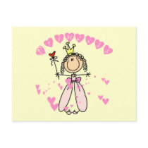 Heart Princess Tshirts and Gifts postcards