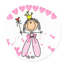 Heart Princess Tshirts and Gifts stickers