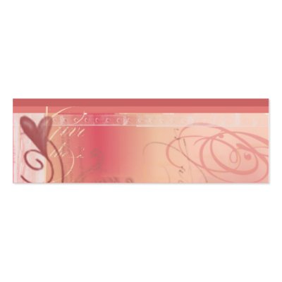 heart profile card business card by aslentz