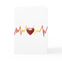 heart pulse greeting cards
