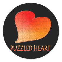 Heart Puzzle stickers by MissMissyLue Heart Puzzle stickers