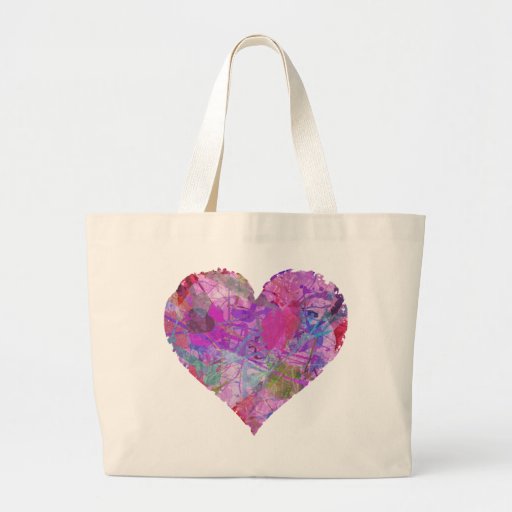 heart_rainbow_design_tote_bag_cute_abstract ...