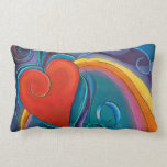 Heart Rainbow Pillow pillows