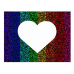 Heart Rainbow Postcards