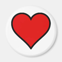 heart refrigerator magnets