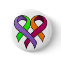 Heart Ribbon Button by Bloodrelated Heart Ribbon Button