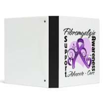 Heart Ribbon - Fibromyalgia Awareness Binder