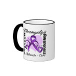 Heart Ribbon - Fibromyalgia Awareness Coffee Mug