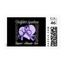 Heart Ribbon - Hodgkins Lymphoma Awareness Postage