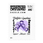 Heart Ribbon - Hodgkins Lymphoma Awareness stamps