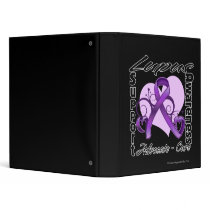 Heart Ribbon - Lupus Awareness Binder