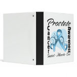 Heart Ribbon - Prostate Cancer Awareness binders