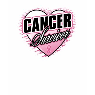 Heart Ribbon Survivor Breast Cancer shirt