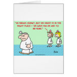 heart right place mri greeting cards