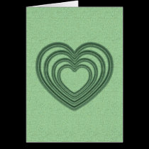 Heart Ripple - Green cards