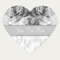 Heart Rose stickers