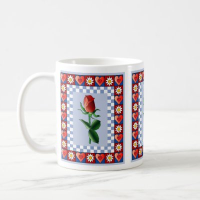 Heart Rose Mug