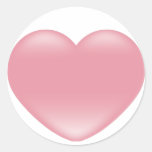 HEART ROUND STICKERS