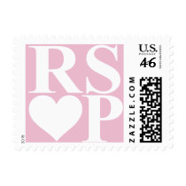 Heart RSVP stamps