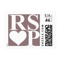 Heart RSVP stamps