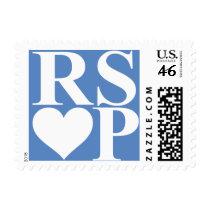 Heart RSVP stamps