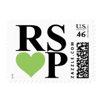 Heart RSVP stamps