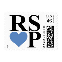 Heart RSVP stamps