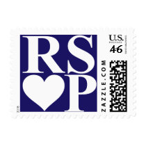Heart RSVP stamps