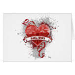 Heart Salieri Greeting Card