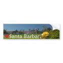 Heart Santa Barbara bumper stickers