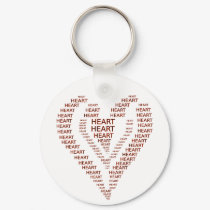 HEART-saying keychains