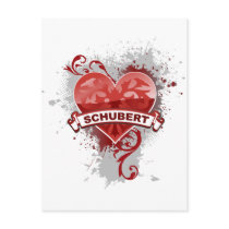Heart Schubert Post Card