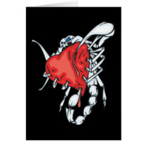 Heart Scorpion cards by animalworld Heart Scorpion cards