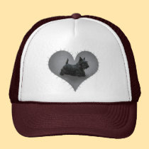 Heart Scottie hats